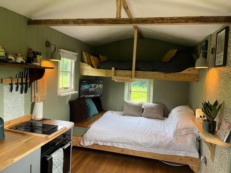 Mountbatten Shepherds Hut & Buckhurst Shepherds Hut Ashford  Ngoại thất bức ảnh
